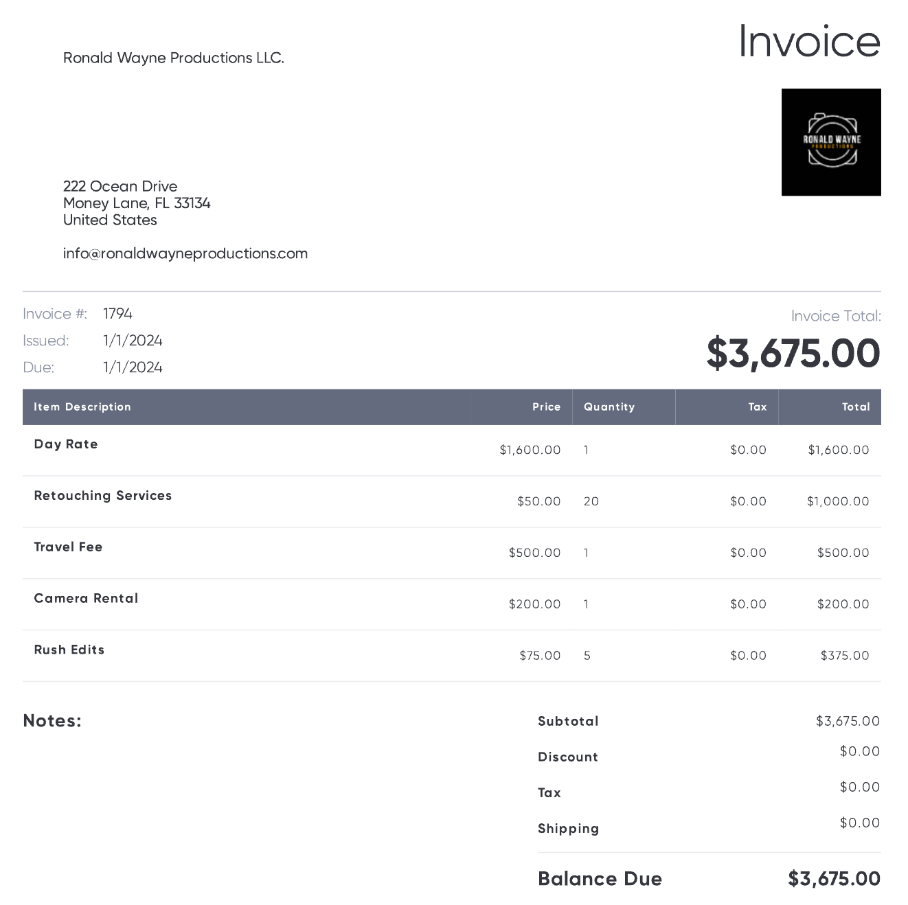 Charging Clients: 101
